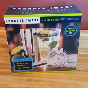 Sharper Image 3 Piece Mixology Set - NEVER OPENED